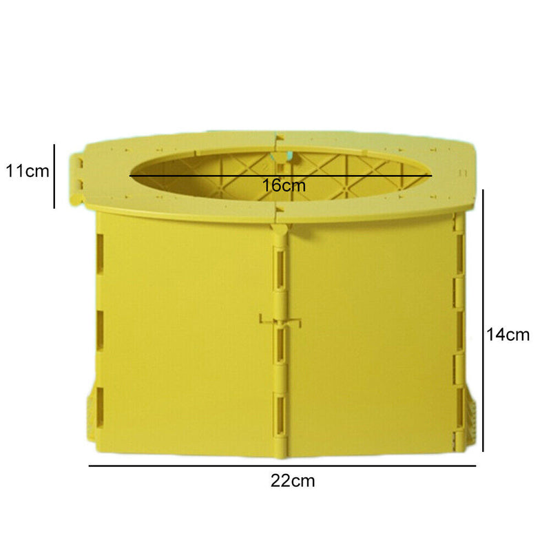 Folding Toilet Outdoor Commode Urine Bag Travel Emergency Potties for Child