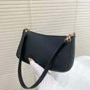 Fashion Women PU Shoulder Underarm Bag Casual Solid Color Small Purse Handbags