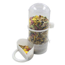 Small Pet Bird Food Dish Rabbit Guinea Pig Hedgehog Automatic Feeding Dispe