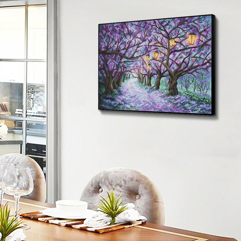 2 Strands DIY Full Embroidery Magic Forest Counted Cross Stitch Kit Craft Dec