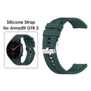 Universal Sports Watch Strap Silicone Replacement Solid Color Smart Wrist B