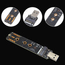 M.2 to USB Adapter M Key NGFF M2 PCIe SATA to USB 3.1 Gen 2 Type A SSD Card