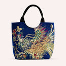 Ethnic Women Peafowl Embroidery Shoulder Bag Canvas Large Handbag Crossbody Bags