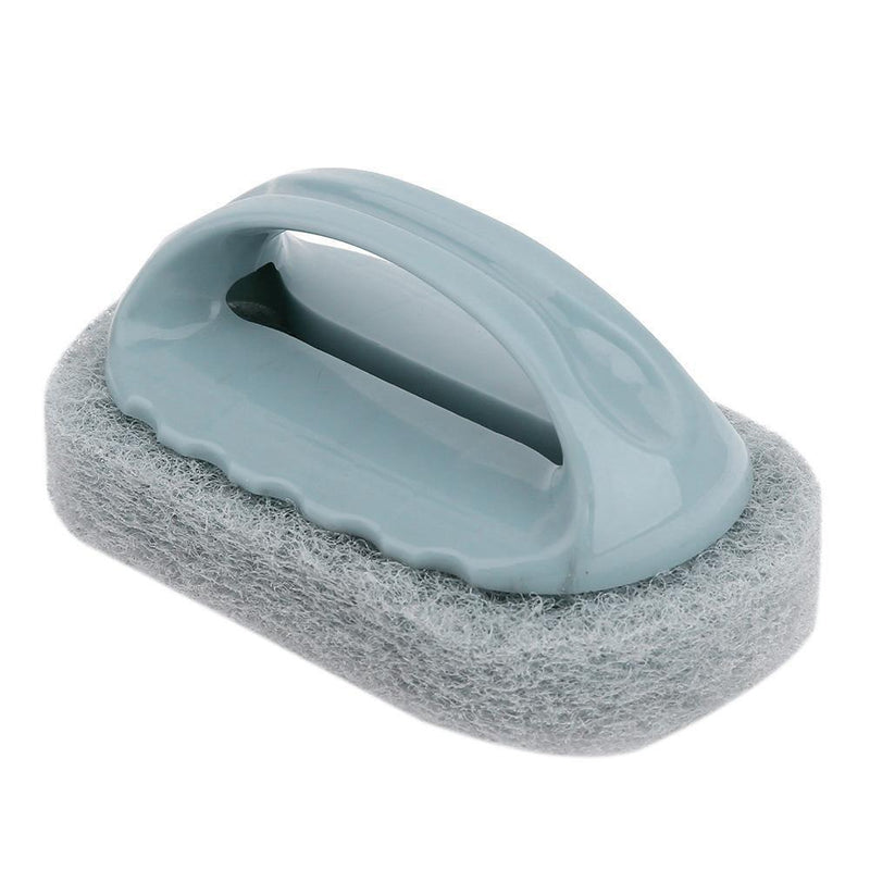Sponge Strong Decontamination Cleaning Brush Tiles Pot Washing Brush(Blue)