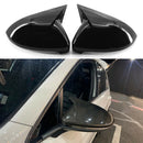 #A Practical Side Wing Mirror Covers Trim Cap Car Accessories for Golf 7 14-19