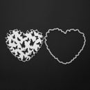 Heart DIY Cutting Dies Stencils Scrapbook Embossing Album Card Gifts (2pcs)