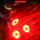 MTB Bicycle Taillight Aluminum Helmet Rear Lights Night Ridding Bike Accessories