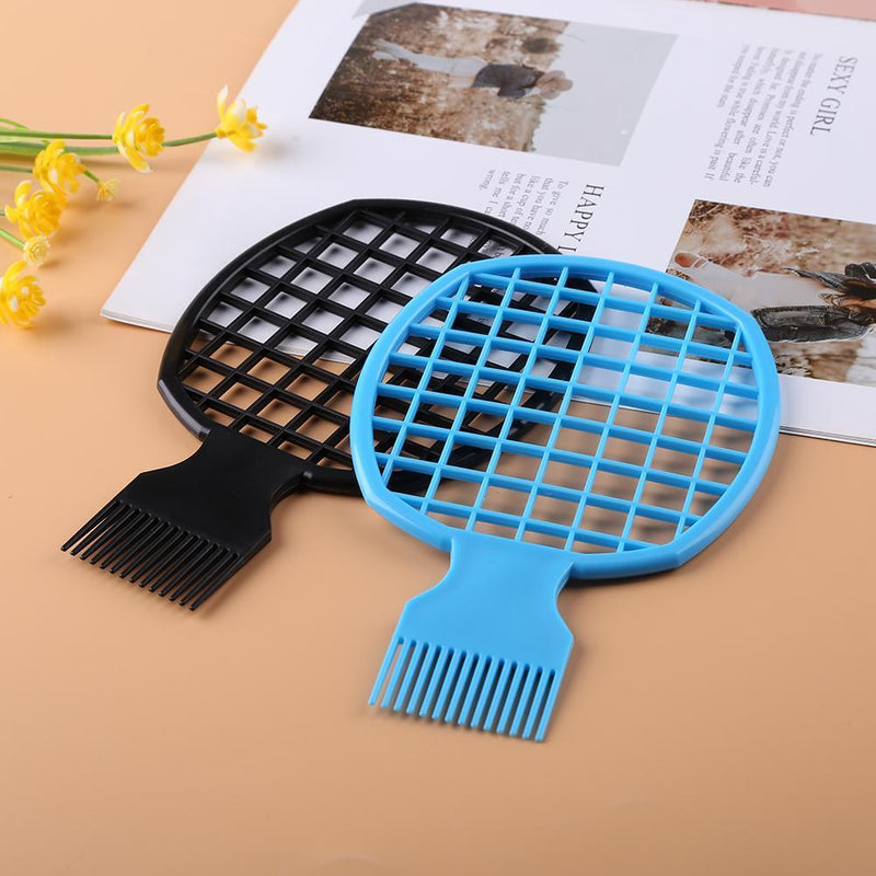 Double End Hair Twist Comb Pro Curly Afro Dirty Braid Twisted Tool (Blue)