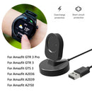 Fast Charging Cable Stand Chargers Dock for Amazfit GTR 3 Pro/GTR 3/GTS 3 Series