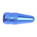 5pcs Bicycle Presta High Aluminium Pressure Valve Caps Dust Covers (Blue) Newly