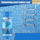 Blue Pool Ladder Mat - Pool Step Pad Wear-resistant & Non-slip Durable Cove