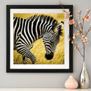 5D DIY Full Drill Diamond Painting Walking Zebra Embroidery Craft Needlework Set