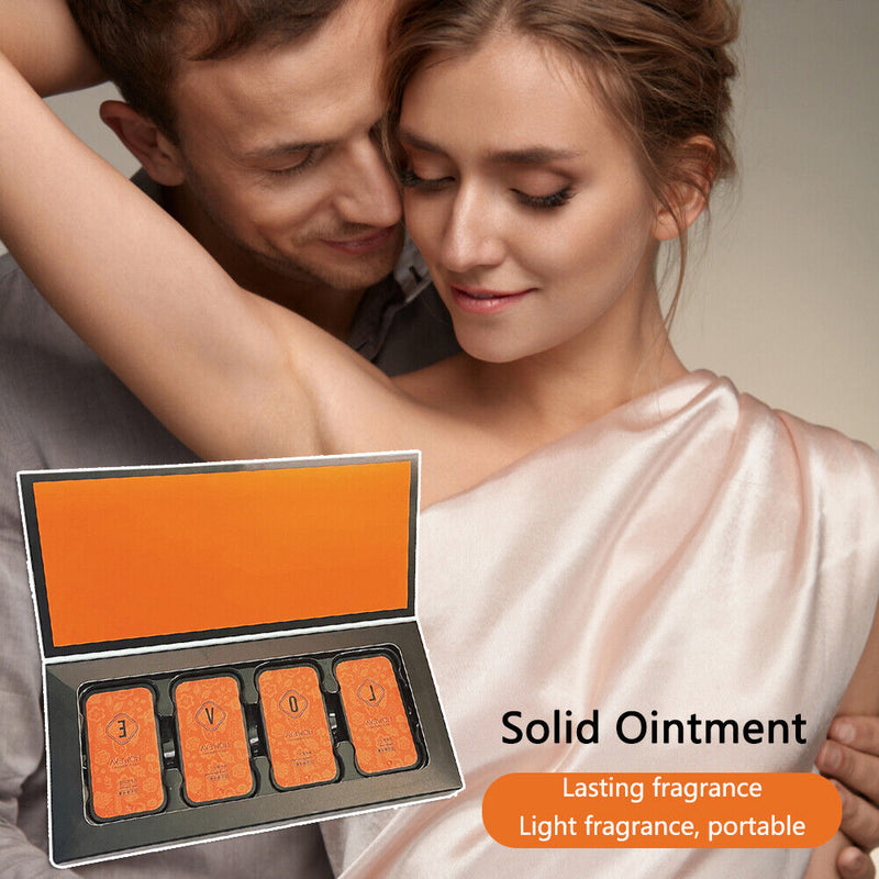 Unisex Apply Perfume Set Mini Solid Perfume Kit Push Cover Use for Birthday Gift