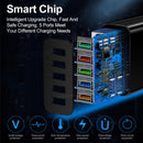 5 USB Port Mobile Phone Charger Adapter Home Outdoor Power Supply Head Accessory
