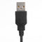 USB Power Cable 2 Pin USB 2.0 Male Cord Extension DIY with Switch (Black)
