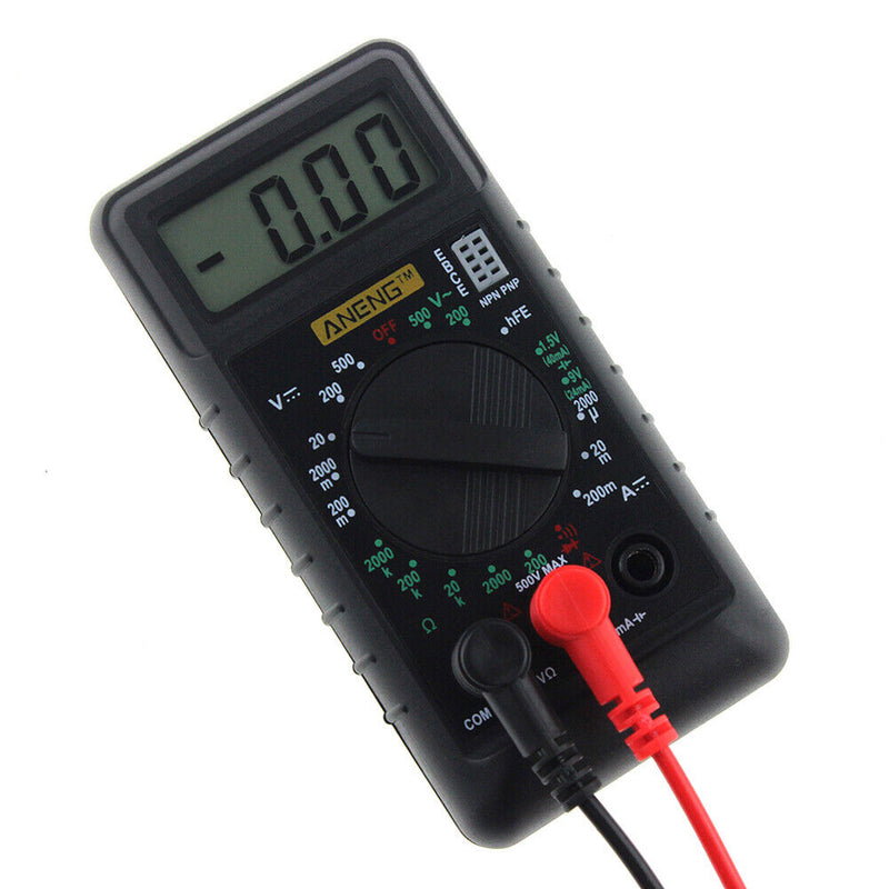 Mini Pocket DMM Digital Multi Meter OHM Test Voltmeter Ammeter with Buzzer
