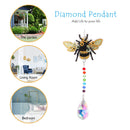 DIY 5D Diamond Painting Rainbow Maker Wind Chime Light Catcher Decor (Bee) Newly