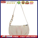 Pleated Chain Pure Color Shoulder Underarm Bag Casual Women Small Handbag Purse