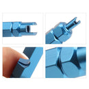 BOLANY Bike Valve Core Tool Aluminum Valve Core Wrench for Presta American Valve