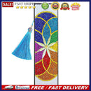 5D Rhinestone Mosaic Diamond Painting Exquisite Leather Tassel Bookmarks Gi
