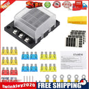 12-32V 6 Way Car Boat Fuse Box with LED Indicator Holder for ATP/ATC/ATO