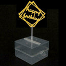 Surprise Happy Birthday Wedding Cake Topper Anniversary Money Box M5H9