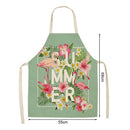 Kitchen Linen Apron Summer Flamingo Home Cooking Baking Bib Chef Accessories