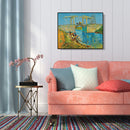 Painting By Numbers Water under Bridge Canvas DIY Colorful Oil Drawing Picture
