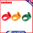 3pcs/Set Sewing Thimble Threaded Plastic Ring Cutter Finger Thimble Thre