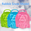 Winter Outdoor DIY Plastic Duck Shape Snow Ball Maker Mold Clip for Children