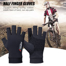 Summer Half Finger Bicycle Gloves Ice Silk Breathable Sports Cycling Mittens