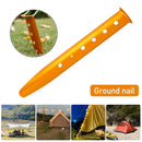 Snow & Sand Tent Stakes Pegs - Aluminum Alloy U-Shaped Tent Pegs (Golden) Newly