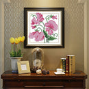 Partial Cross Stitch 14CT Cotton Thread DIY Counted Embroidery Kits Flower Gift
