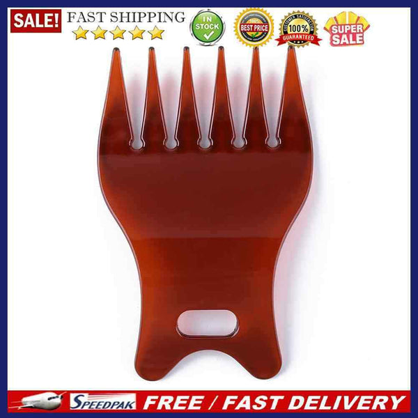Men Double-sided Dyeing Comb Large Tooth Salon Hairdressing Comb Wide Tooth C
