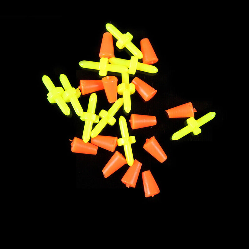 20pcs Sea Fishing Anti Wind Bar Rod Bobber Float Stoppers Fishing Tackle St