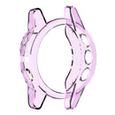 Anti-scratch TPU Transparent Skin Protector Frame for Garmin Fenix 5S Smartwatch