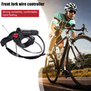 Mountain Bike Front Fork Remote Lockout Lever with Inner Cable + Housing Newly