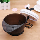 occitop Manual Hair Color Mix Plastic Bowl Dyeing Blender Barber Salon