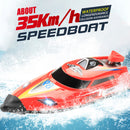 #A Remote Control Boat Rechargeable Water Loss Protection Capsize Correction