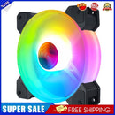 COOLMOON 120mm RGB Cooling Fan Chassis Gorgeous Quiet Radiator (Single Fan)