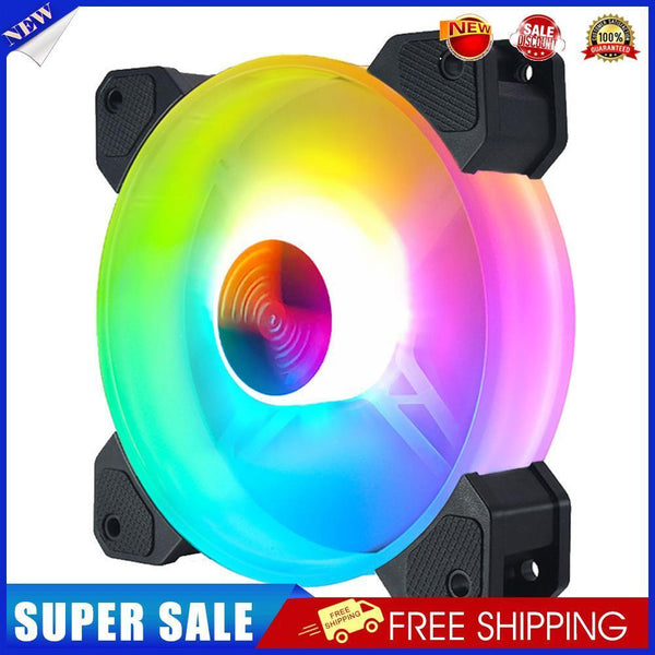 COOLMOON 120mm RGB Cooling Fan Chassis Gorgeous Quiet Radiator (Single Fan)