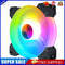 COOLMOON 120mm RGB Cooling Fan Chassis Gorgeous Quiet Radiator (Single Fan)