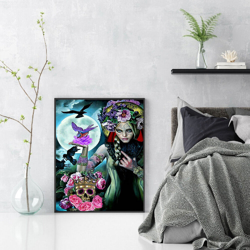 Dark Woman 40x50cm Oil Paint By Numbers Picture DIY Painting SXD202106033