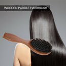 Antistatic Wooden Handle Scalp Massage Comb Prevent Hair Loss Hair Style