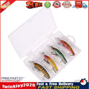 4pcs Minnow Fishing Lures Bait with Treble Hooks Wobblers Fishing Tackle Newly