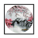 Cross Stitch Landscape Printed Embroidery 11CT DIY Needlework Home Decoration