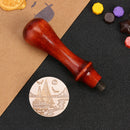 #A Round Hawaii Sealing Wax Stamp Head Fire Paint for Wedding Invitations Decor