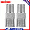 2pcs Zinc Alloy F Type to TV Coax Adapters Connectors Cable Couplers (A)