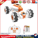 4WD RC Stunt Car 2.4GHz Music Light Watch Gesture Sensor Vehicle (Orange) Newly