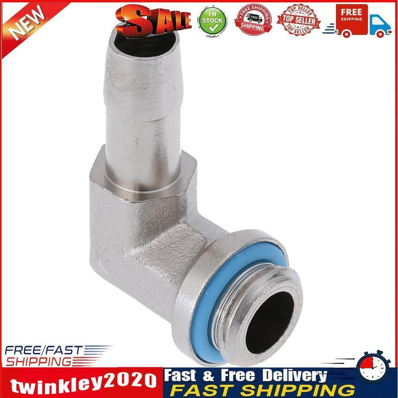 9mm OD PC Cooling System Part G1/4 Thread 90 Degree Elbow Pipe Connector Newly